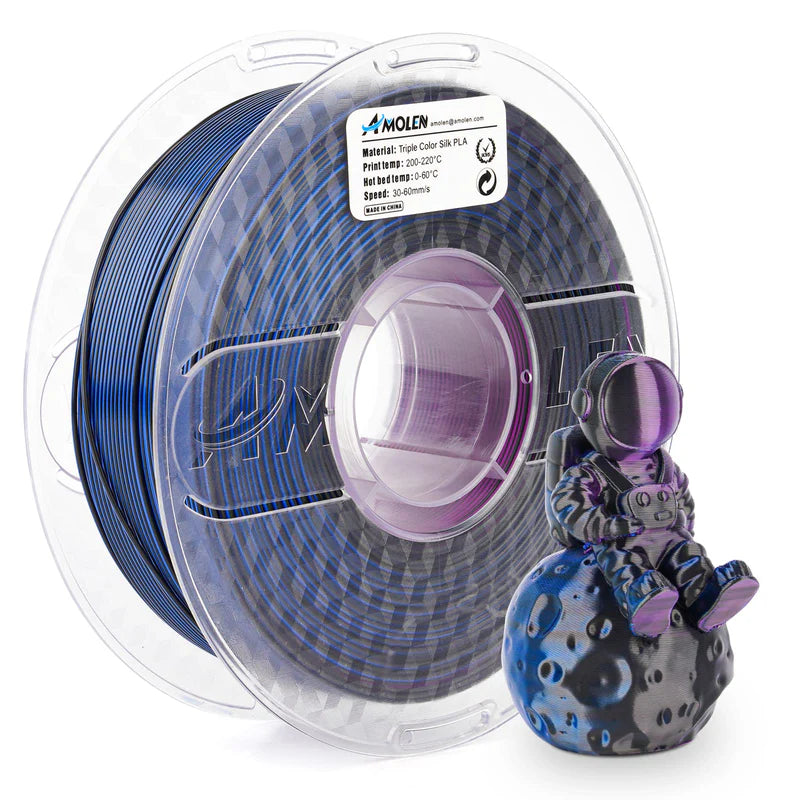 Amolen PLA Silk Triple Colour