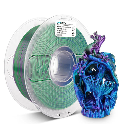 Amolen PLA Silk Triple Colour