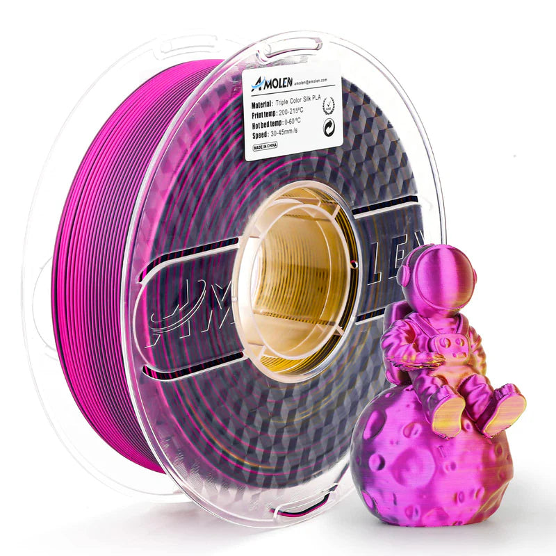 Amolen PLA Silk Triple Colour