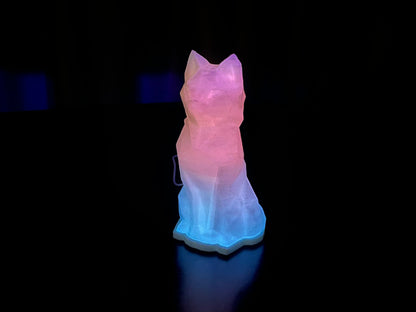 Low Poly Cat Table Lamp