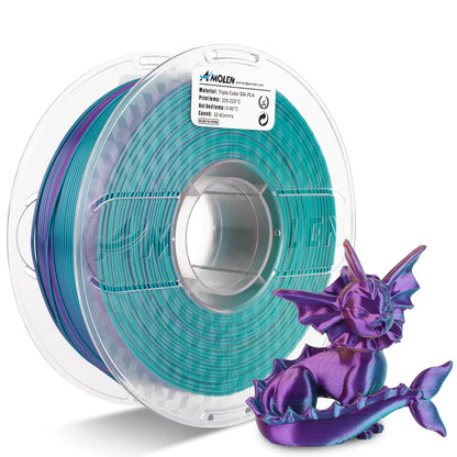 Amolen PLA Silk Triple Colour