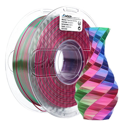 Amolen PLA Silk Triple Colour