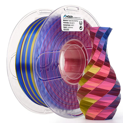 Amolen PLA Silk Triple Colour